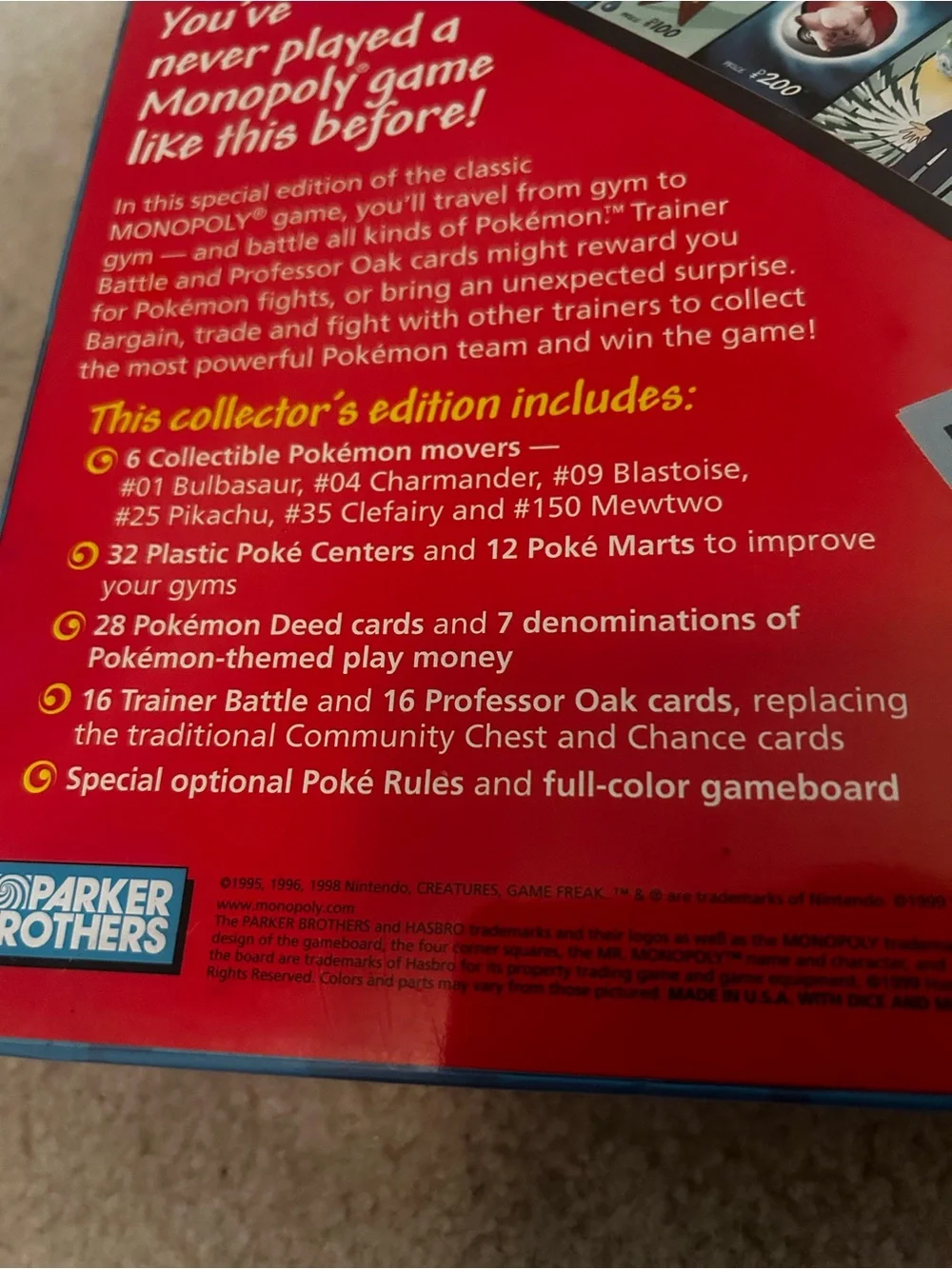 Monopoly official pokémon